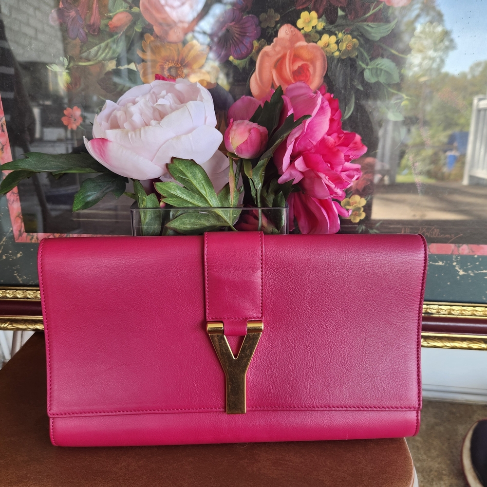 Yves Saint Laurent Pink Clutch
